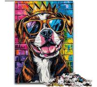 Boxer Dog 1000 Piece Jigsaw Puzzles for Teenagers, Challenging Game And Family Play Birthday Present, Gifts, Wall Art (50x75cm)