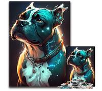 Boxer Dog 1000Pc Adults Jigsaw Puzzle Wooden Jigsaw Puzzles Fun at Home Activities, Birthday Present, Travel Gifts 50x75CM/19.68x29.52inch