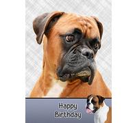 Boxer Dog Birthday Card