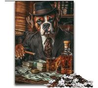 Boxer Dog Drinking 2000 Pieces Jigsaw Puzzle For Adults Teens, Challenging Game for Is Ideal As A Gift for The Whole Family (70x100cm)