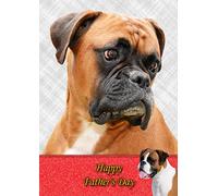 Boxer Dog Fathers Day Card