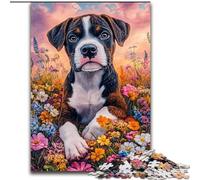 Boxer Dog JigsawPuzzle 1000 Pieces for Adults, Challenging Game Toys Every Piece Is Unique - Challenging Family Fun Game (26x38cm)