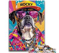 Boxer Dog JigsawPuzzle 1000 Pieces for Teenagers, for And 14 Years And over Brainteaser Family Games Christmas Birthday Gifts 26x38cm