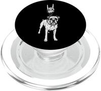 Boxer Dog Lover Cool Retro Vintage Goth Alt Metal Emo PopSockets PopGrip for MagSafe