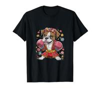 Boxer Dog Loves Boxing Match Value Graphic T-Shirt, Men, Black, M