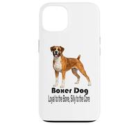 Boxer Dog Loyal to the Bone Silly to the Core Pet Style Case for iPhone 13