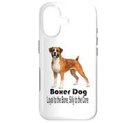 Boxer Dog Loyal to the Bone Silly to the Core Pet Style Case for iPhone 17