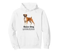 Boxer Dog Loyal to the Bone Silly to the Core Pet Style Pullover Hoodie