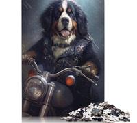 Boxer Dog Mars Puzzles for Adults & Teenagers Wood Puzzle Jigsaws for Adults Secret Santa Gifts 500pcs (52x38cm)