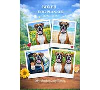 Boxer Dog Planner 2026-2027: Monthly & Weekly Organizer for Dog Lovers.