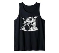 Boxer Dog Playing Drums Drummer Dog Lover Tank Top