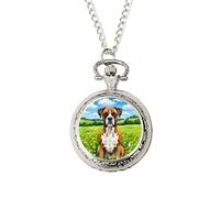 Boxer Dog Pocket Watch • Artistic Gift for Dog Lovers • Unique Boxer Present for Birthday or Christmas • Arrives in a Gift Box