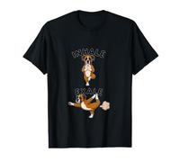 Boxer Dog Practicing Yoga Inhale - exale DIGOR Funny Value Graphic T-Shirt