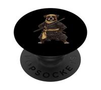 Boxer Dog Samurai Art PopSockets Adhesive PopGrip