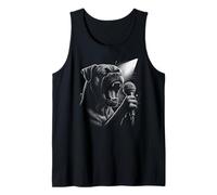 Boxer Dog Singing Vocalist Singer Dog Lover Tank Top