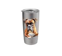 Boxer Dog Stainless Steel Insulated Tumbler
