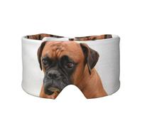 Boxer Dog with Sad Face, Full Eye Covers Light Blocking Eye Mask Sleep Eye and Ear Muffs