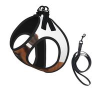 Boxer Dog With Sad Face,Pet Harness,Adjustable Reflective Dog Harness,Pet Leash Vest,M