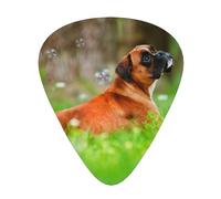 Boxer Dogs And Bubbles Guitar Pick 12 Packs For Bass Electric Acoustic Guitar Unique Gift For Music Lover