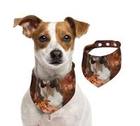 Boxer Dogs Autumn,Pet Bib Scarf Cats Dog Bandana Dogs Towel Bib Adjustable Pet Scarf,S