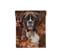 Boxer Dogs Autumn, Squeeze Top Wallet Women Storage Bag Small Coin Purse Change Pouch