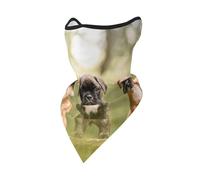 Boxer Dogs Puppies Pets Family Dogs Windproof Mask,Neck Gaiter Winter Motorcycle Face Cover