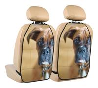 Boxer Dogs Puppy Pets Dogs,2 Pack Car Seat Kick Mats Back Seat Protector Durable Back Seat Organiser