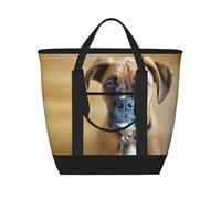 Boxer Dogs Puppy Pets Dogs,Lunch Bags Large Capacity Insulated Tote Bag For Women Men Work Picnic Travel