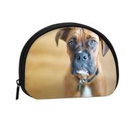 Boxer Dogs Puppy Pets DogsSmall Makeup Sanitary Napkin Storage Bag,Women's Cosmetic Coin Purse