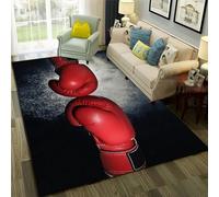 Boxer Fighting Boxing Gloves Area Rug 3D Printed Carpet Floor Mat For Living Room And Bedroom Home Decoration 100 X 200 Cm - Polyester Soft Touch Easy Clean, Stain Resistant With Rubber -36577536733