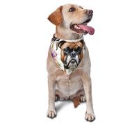 Boxer Flowers Pet Bib Breathable Triangle Dog Scarfs Adjustable Dogs Neckerchief For Cats Summer Accessories