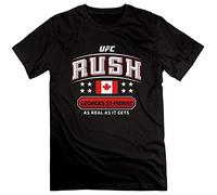 Boxer Georges St Pierre Proud Fighter T-Shirt Mens Unisex Black Tees
