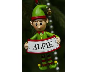 Boxer Gifts Alfie Elf Christmas Tree Decoration | Great XMAS Bauble Ornament Gift | One For The Whole Family