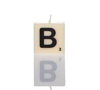 Boxer Gifts B Letter Candle,White,One Size,SP9112