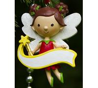 Boxer Gifts Blank Fairy Decoration, Ceramic, Multi-Colour, 7.2 x 5 x 1 cm