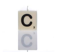 Boxer Gifts C Letter Candle