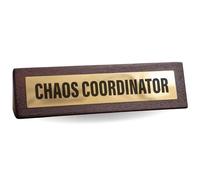 Boxer Gifts Chaos Coordinator Novelty Desk Sign - Funny Manager Gift for Your Boss and Colleagues Secret Santa - Novelty Work Accessories
