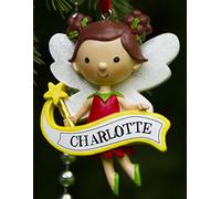Boxer Gifts Charlotte Fairy Decoration, Ceramic, Multi-Colour, 7.2 x 5 x 1 cm