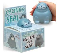 Boxer Gifts Chonky Seal Toy, Cute Squishy Stress Toy for Kids and Adults
