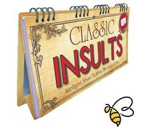 Boxer Gifts Classic Insults Flip Book Boxer Gifts Multicolor