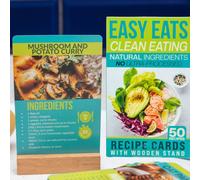 Boxer Gifts Clean Eating Easy Eats Recipe Cards Boxer Gifts Multicolor