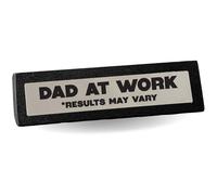 Boxer Gifts Dad at Work Desk Sign - Funny Birthday Present for Dads from Son or Daughter, Father’s Day, Christmas