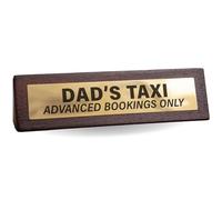 Boxer Gifts Dad’s Taxi Novelty Sign - Funny Dad Gift for Father’s Day from Son or Daughter - Joke Stocking Filler