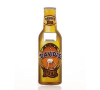 Boxer Gifts David Beer Bottle Opener, Stainless Steel, Multi-Colour, 18.5 x 5.8 x 0.4 cm