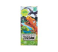 Boxer Gifts Dinosaur Reversible Jigsaw | Colourful Carnivore To Herbivore 2 In 1 Puzzle With Facts | Awesome Educational Gift For Kids