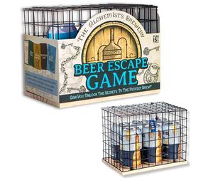 Boxer Gifts Escape Room-Novelty Beer Gifts For Men-Brain Teaser Puzzles For Adults - Joke Present For Dad Husband Boyfriend, Amber