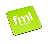 Boxer Gifts F#ck My Life Fml Text Coaster
