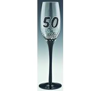 Boxer Gifts French Lace Champagne Flute, Age 50- Tallulah