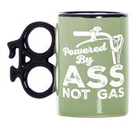 Boxer Gifts Funny Cycling Gifts for Men - Novelty Bike Mug - Powered by Ass Not Gas - Biking Secret Santa Gift for Him