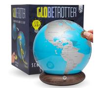 Boxer Gifts Globe Trotter Light-Up LED Scratch Off World Map - Unique Travel Gifts for Travellers Campervan and Van Life